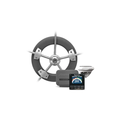 Raymarine EV-100 wheel autopilot pack components